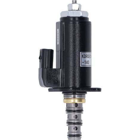 Électrovanne de pompe hydraulique en acier allié électrique pour excavatrice KOBELCO. (1/5)