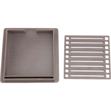Haftnotizhalter mit Schablone, transparenten Rahmen, Haftnotizvorlage und Aufbewahrungsbox für 3x3-Zoll-Haftnotizen