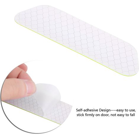 Set mit 4 grünen, reflektierenden Selbstklebestreifen für Autotüren, Sicherheitsaufkleber und Warnschilder (1/5)