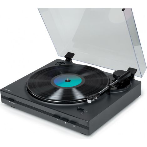Platine Vinyle Automatique Entrainement par courroie - Gris