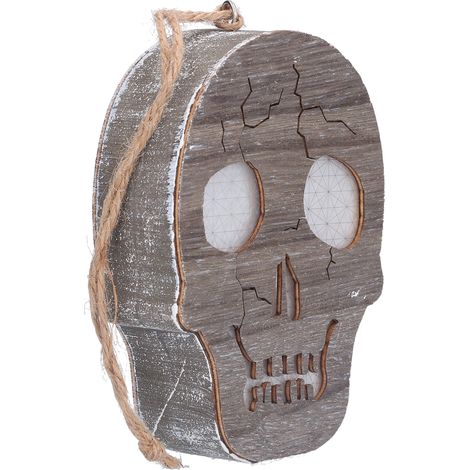 Décoration de citrouille en forme de crâne à faire soi-même pour Halloween - Lanterne LED - Décorations d'horreur - Crâne (1/5)