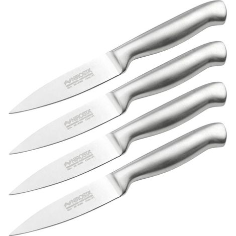 Ensemble de 4 Couteaux d'office en inox 20 cm en tout Nirosta Star (1/5)