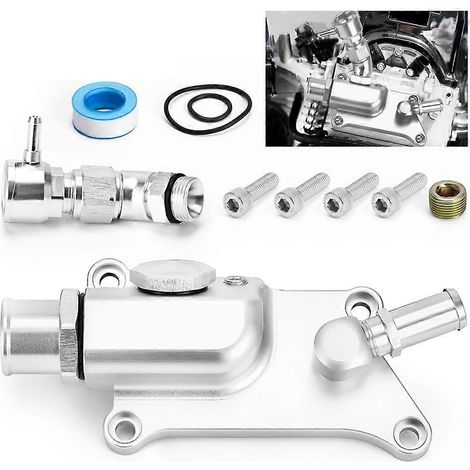 Carter supérieur de liquide de refroidissement droit compatible avec les moteurs K24/K20Z3, avec goulotte de remplissage et bouchon de radiateur thermostat LZ-IMK09S (1/5)