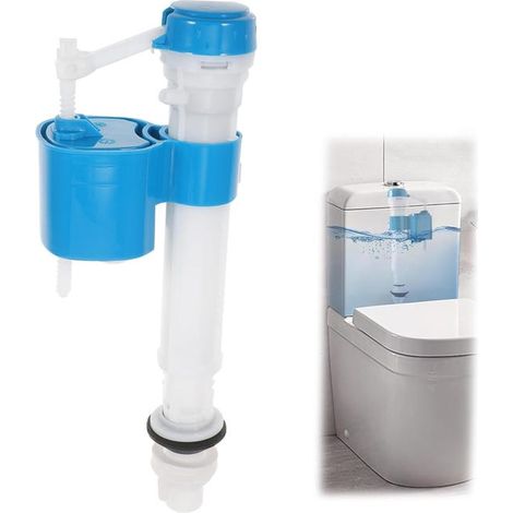 Valve de remplissage de chasse d'eau, pièces de rechange pour réservoir de chasse d'eau 1/2", remplacement du système de chasse d'eau (1/5)