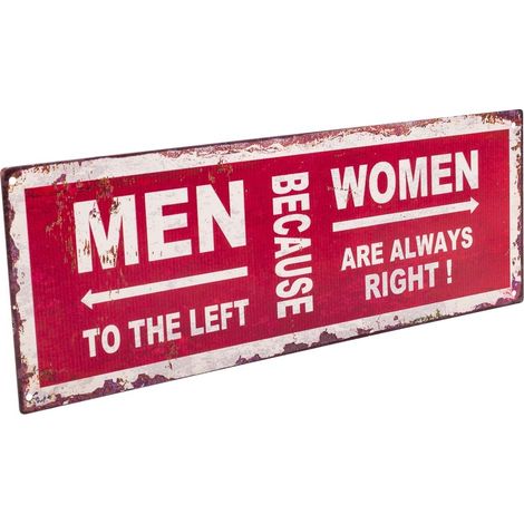 Placa de pared de metal roja 36x0,6x13 (1/5)