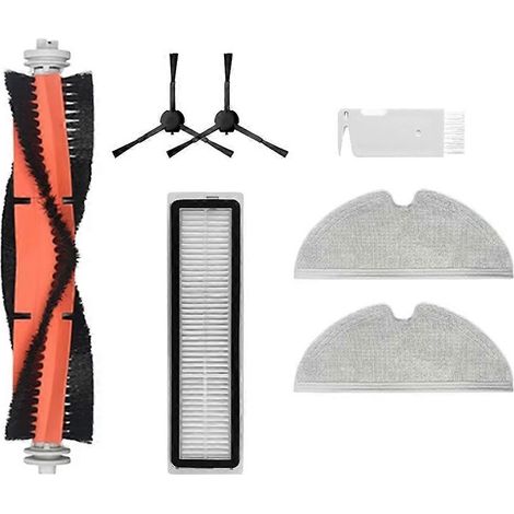 Filtre pour aspirateur brosse pour aspirateur Filtre de brosse pour aspirateur filtre de Fit Dreame D9/D9 Max/L10 Pro Robot Aspirateur pièce détachée Consumables Main Side Brosse HEPA Filtre Serpilliè (1/5)