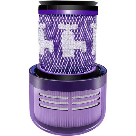 HEPA Filtres de Rechange pour Dyson V12 Detect Slim, Filtre de Aspirateur pour Dyson V12 Slim Absolute Extra/ Total Clean/ Fluffy Aspirateur Sans Fil, 971517-01