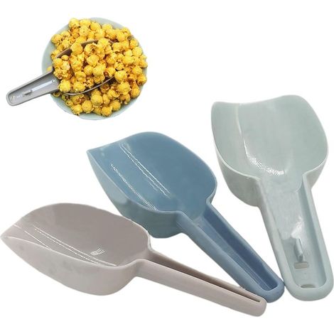 3-teiliges stapelbares Set aus Kunststoff-Esslöffeln (6,5, 7,1, 8,3 cm) (1/5)
