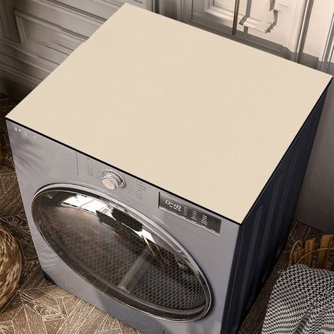 Tapis de Protection pour Lave-Linge et Sèche-Linge - Antidérapant Étanche Résistant à la Chaleur - 40 x 50 cm - PVC avec Dos en Caoutchouc - 1 Pièce (1/5)