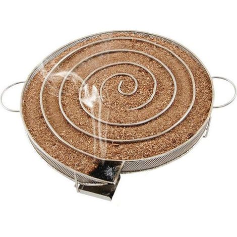 Générateur de fumée froide pour barbecue, saumon, viande, brûleur rond en acier inoxydable, fumoir froid pour maison et extérieur (1/5)