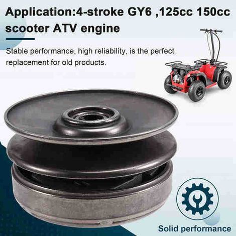 Haomai Kymco GY6125 150cc front and rear belt pulley driven wheel clutch assembly motorcycle parts (1/4)