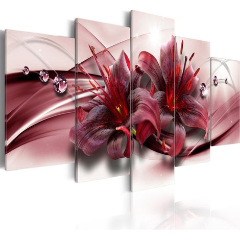 Quadro - Pink Lily  - 200x100 (1/4)