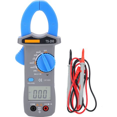 Pince ampèremétrique numérique TS‑200 600A 600V Haute Précision Anti-Brûlure Multifonction pour Usage Extérieur (1/5)
