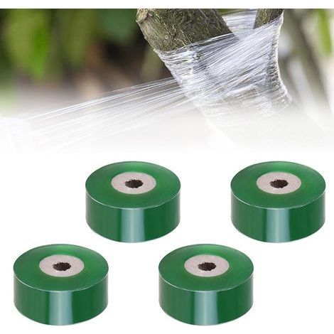 Greffage Ruban, Ruban de Greffage D'Arbres Fruitiers, Auto-Adhésif Greffage Ruban, 4 Pièces 2 cm Pépinière Rubans de Greffage, Greffage Ruban Etirable, Bandes de Greffage Transparentes (1/5)