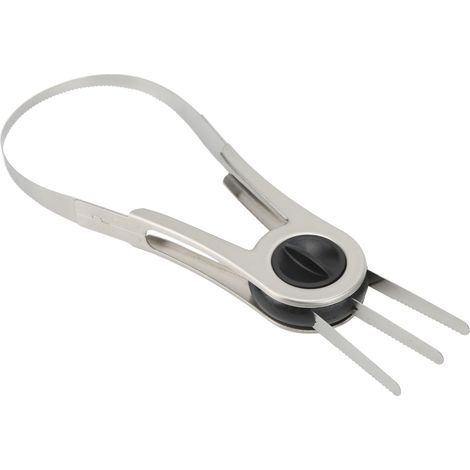 Couteau séparateur de mangue en acier inoxydable, coupe-fruit pour peler et trancher, outil de découpe à lame tranchante. (1/5)