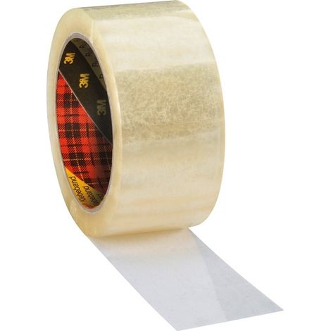 Ruban adhésif polypropylène silencieux Scotch® 3M 3121 TRANSPARENT 48mmx100m - COLIS 36 ROULEAUX (1/2)