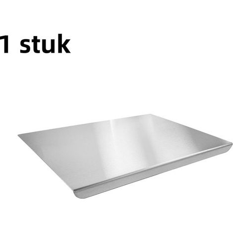 Planche à découper pliable en acier inoxydable – Planche de cuisine pour fruits, pâtisserie et préparation alimentaire – 30 × 40 cm – Argent (1/5)