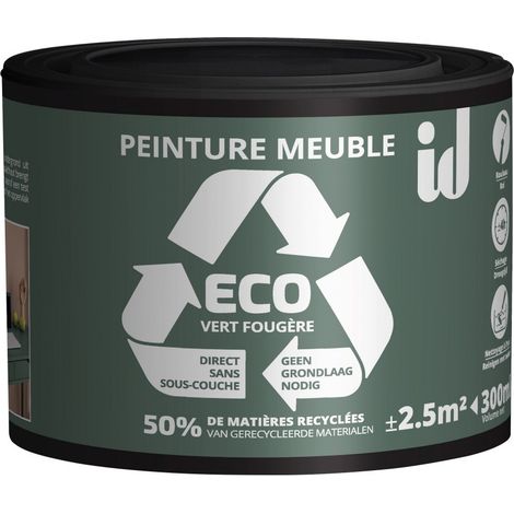 Peinture ECO pour boiseries et meubles - vert fougère 300ml - ID PARIS (1/3)