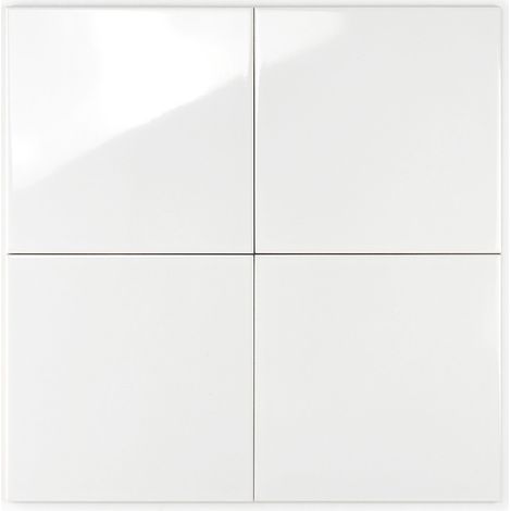 Carrelage Mur Ceramic Connection White Brillante 20x20 cm