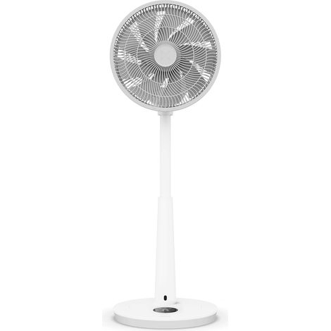 Ventilateur sur pied silencieux DUUX Whisper 3 Blanc, Puissant, 26 Vitesses, Télécommande