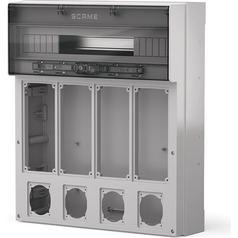 Quadro da parete scame proxima 24 moduli ip65 4x16a/32a+4 domo 573.5381