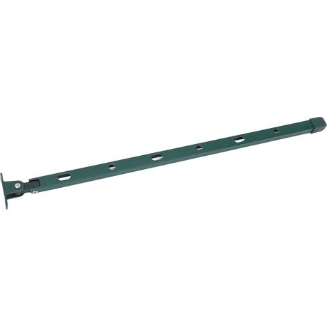 Decdeal Kit de barre d'ouverture manuelle d'aération de toit en aluminium robuste pour fenêtre de serre avec 6 vis 15,35 pouces vert