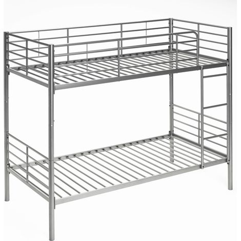 LETTO A CASTELLO DIVISIBILE TWINS - Argento - 80 x 190 (1/4)