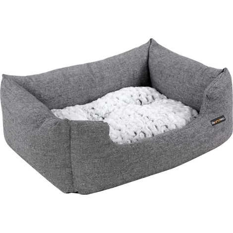 Panier pour Chien, lit, Cousin, Matelas pour Chien, 60 x 50 x 21 cm, PGW22G (1/5)