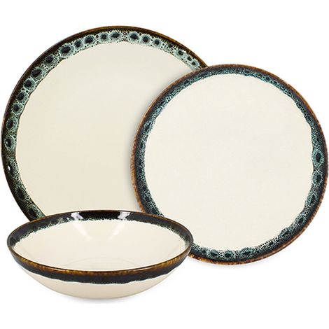 Service de table 36 pièces en faience, ATOME (1/5)