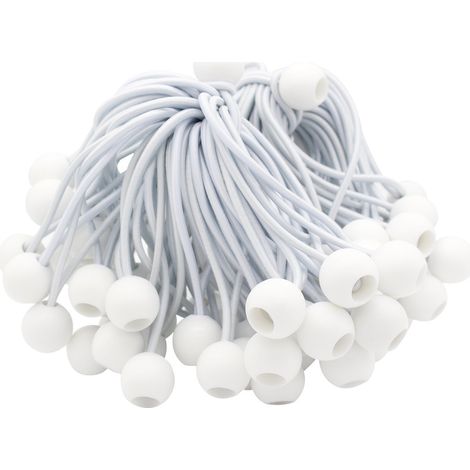 Lot de 50 sangles de tension longues avec boucle pour auvents, tentes, bannières et bâches