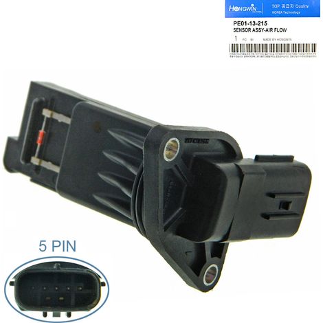 Compatible avec les capteurs de débit d'air Mazda PE01-13-215 PE0113215 E5T62271 (1/5)