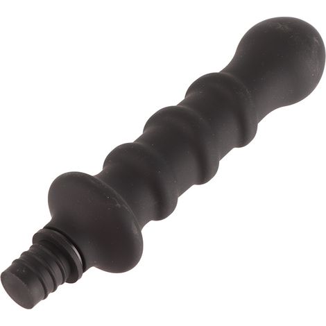 Tête de remplacement pour masseur musculaire profond, embout en silicone noir percussif lavable, accessoire de massage à percussion, diamètre 0,59-0,63 pouce, pièce détachée compatible (1/5)