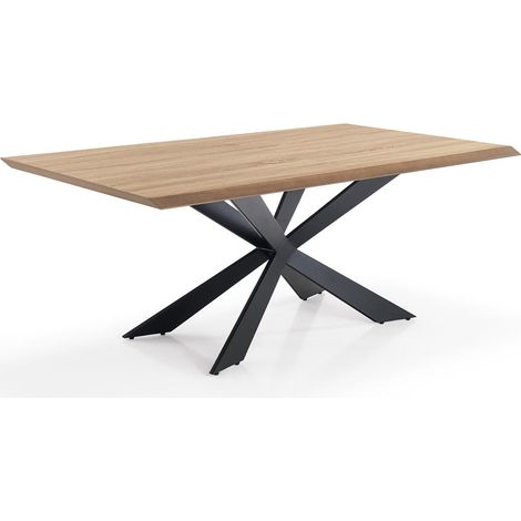 Esstisch Holz Metall für 8 Personen im Industriedesign Pulse (1/3)