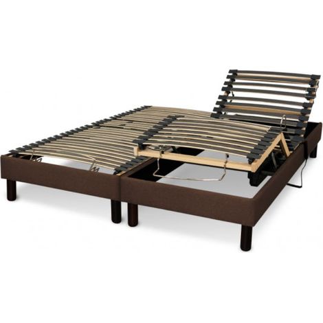 Sommier electrique Essenzia Zen DETENTE MARRON 70x190