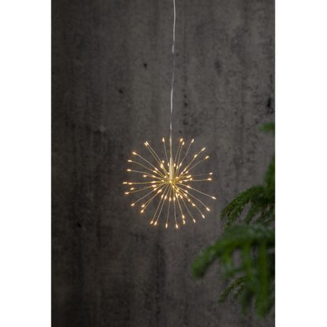 3D-LED-Hängestern "Firework", 80 LEDs, 3m Kabel, Trafo (1/4)