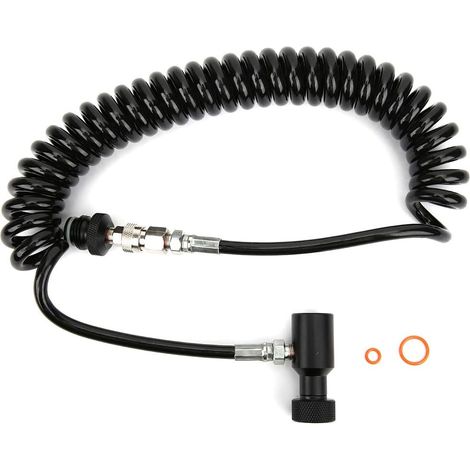 Flexible Air Hose Aluminium – 10m / 15m / 20m Compressed Air Coil Hose with G1/2" Thread, Lightweight Kink-Resistant Pneumatic Air Connection Hose for Air Compressor, No V (1/5)