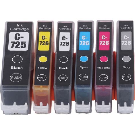 Cartouche d'encre ABS pour imprimante PIXMA IP4870 IP4970 IX6560 (noir, cyan, jais, vert)