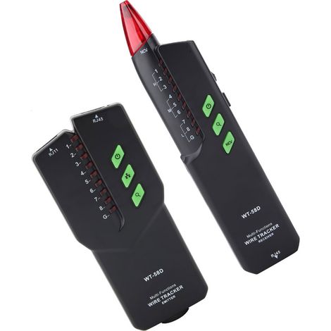 MESTEK WT-58D Testeur de câbles réseau portable - Détecteur de lignes téléphoniques (1/5)