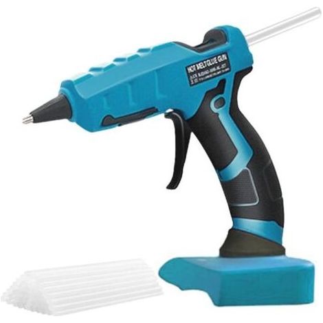 Lablanc – Pistolet à colle chaude sans fil – Compatible Makita 18V/20V – Temps de chauffe rapide – Pour collage précis sur bois et verre (1/5)