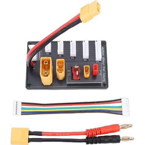 Carte de charge parallèle de batterie RC, convertisseur d'extension de chargeur XT90 XT30 JST T Plug XT60 adaptateur