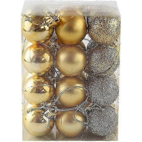 Petites boules de Noël incassables, décorations pour sapin de Noël pour les fêtes et les mariages. (1/4)
