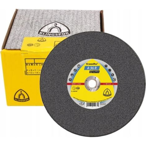 Disco de corte Klingspor a 36 r supra 125 mm 2 mm (1/2)
