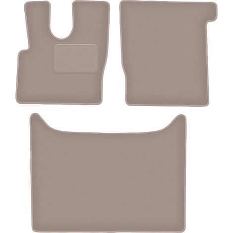 Tappetini auto in velluto per: Daf XF 106 Automatico (2017) beige (1/5)