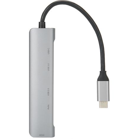 5-in-1 Typ-C-Dockingstation mit HDMI 3.0, Audio und 4K-Upscaling für Dell- und HP-Computer (1/5)
