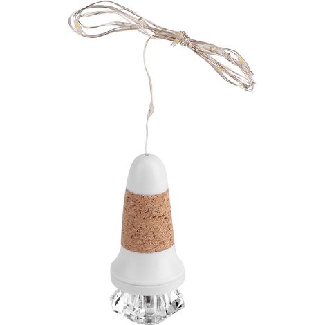 Lumière Led En Forme De Bouchon De Vin - Lampe Rechargeable Usb Pour Décoration Mariage Fête - 1 Pièce (1/5)