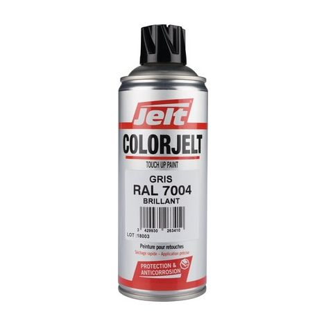 Aérosol de peinture gris clair