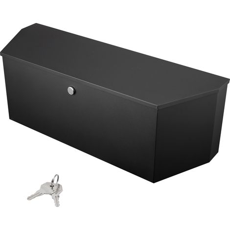 Mophorn Caja de Herramientas para Remolque Caja de Herramientas 914 x 305 x 305 mm para Remolque de Acero al Carbono Resistente con Cerradura y Llaves Resistente a la Intemperie para Mudanzas