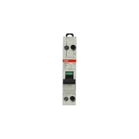 Disjoncteur SN201L 1P+N C6 4,5kA - ABB2CSS245101R0064