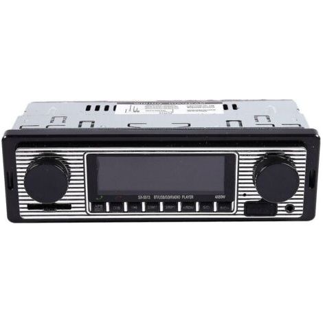 Bluetooth Vintage Car Radio Mp3 Player Stereo Usb Aux Classic Car Stereo Audio (1/5)