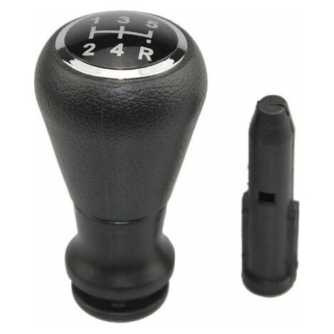 Pomello del cambio a 5 velocità di ricambio per Citroen Peugeot 206 207 307 nero (1/5)